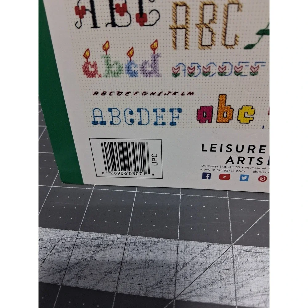 Leisure Arts | Office | Leisure Arts 36 Alphabet Charts Cross Stitch ...